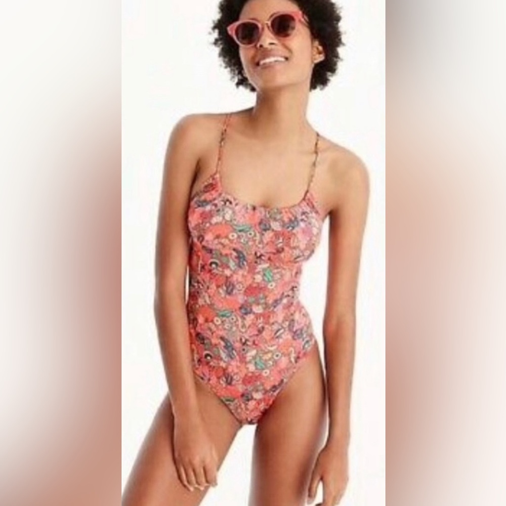 J.Crew Playa printed Rockaway ruched one-piece swimsuit - Size XS - NWT
